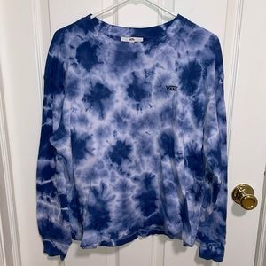 Purple Tie Dye Vans Long Sleeve Shirt